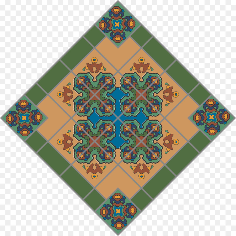 Renkli Mandala，Tasarım PNG