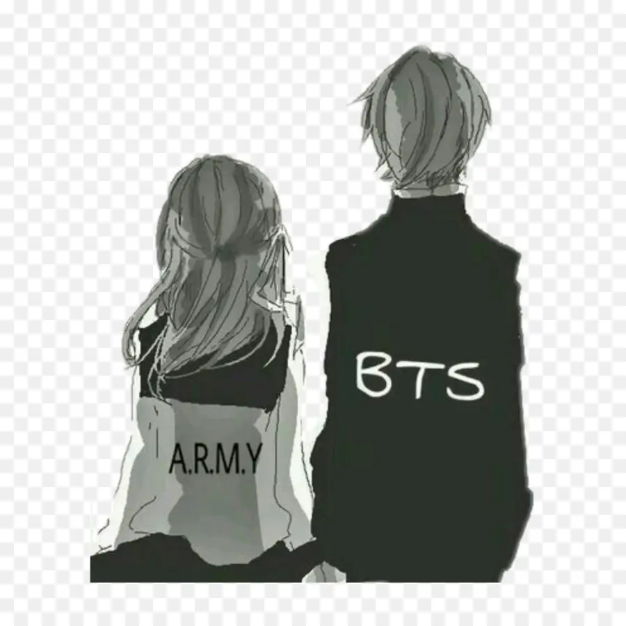 Bts Ve Army Çizimi，Fan PNG