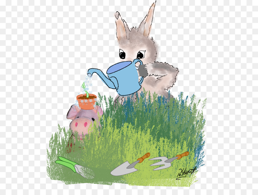 Yerli Tavşan，çocuk Kitabı PNG