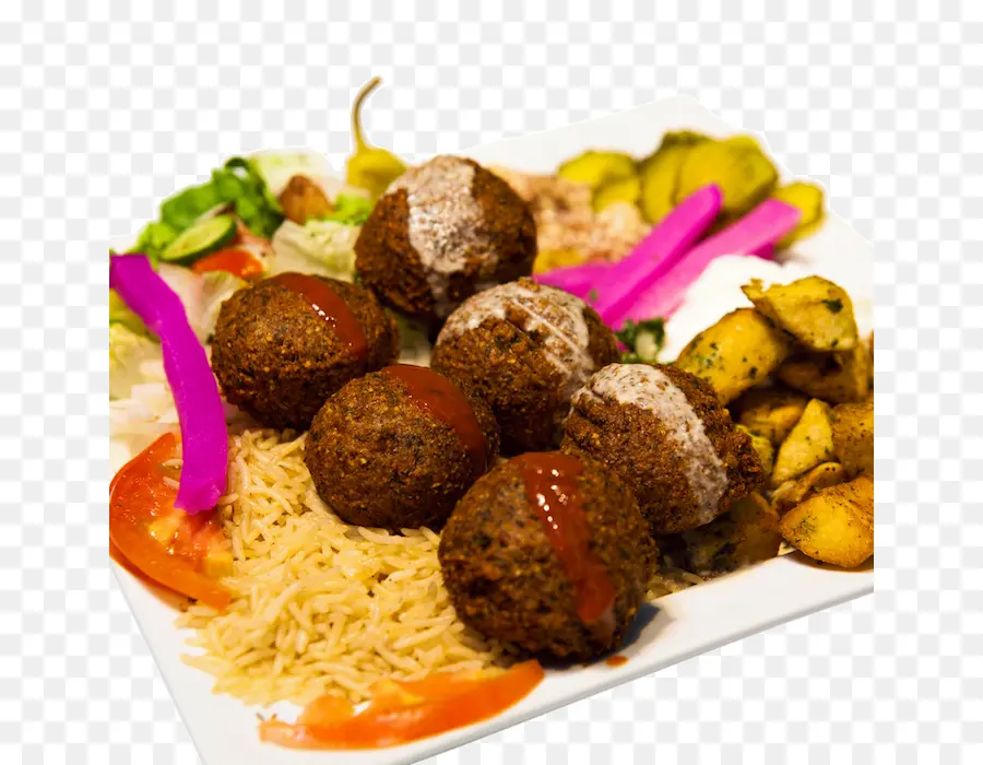 Falafel Tabağı，Orta Doğu PNG