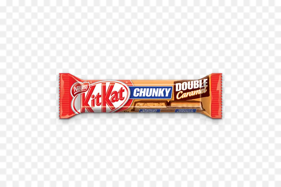 Kit Kat Chunky Double Karamel，Nestlé PNG