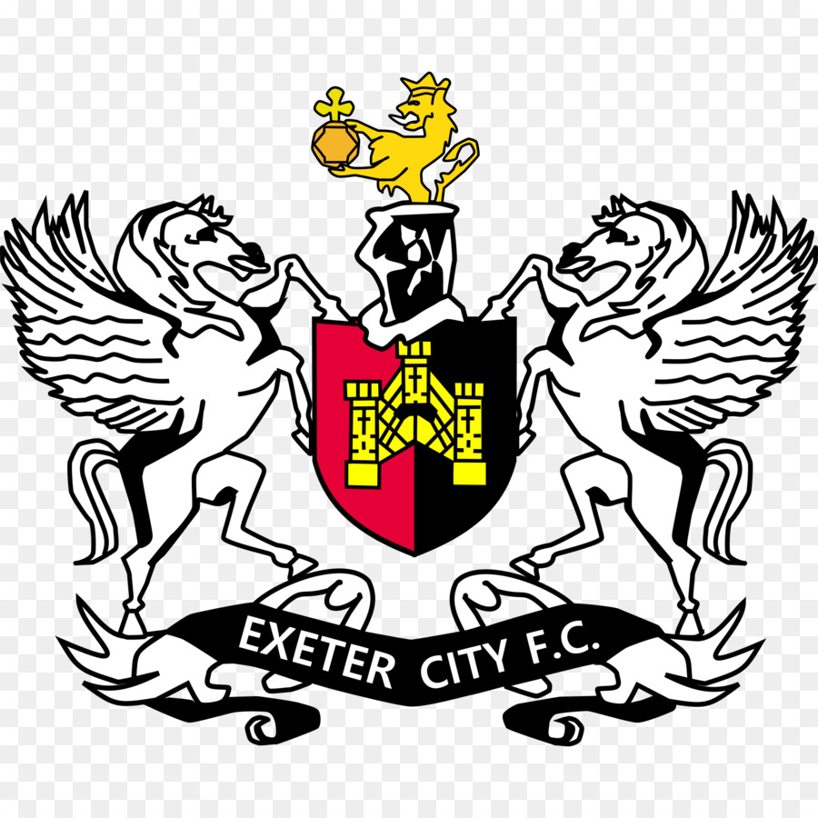 Exeter City F C Logo，Futbol PNG