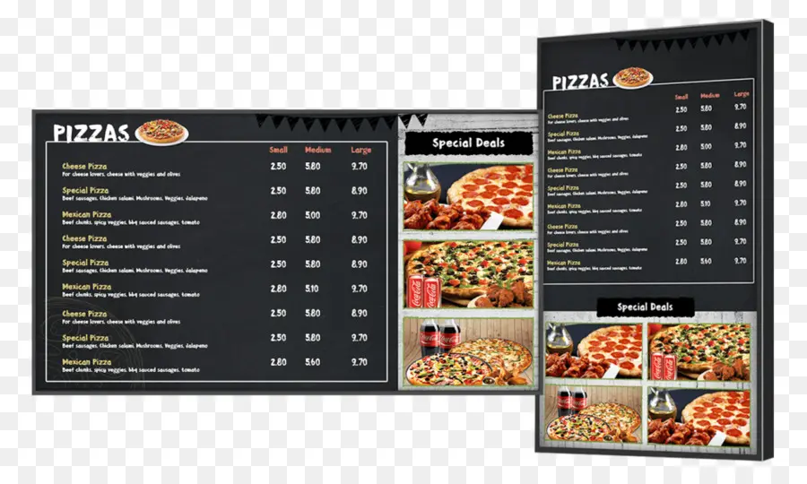 Pizza Menüsü，Pizzalar PNG