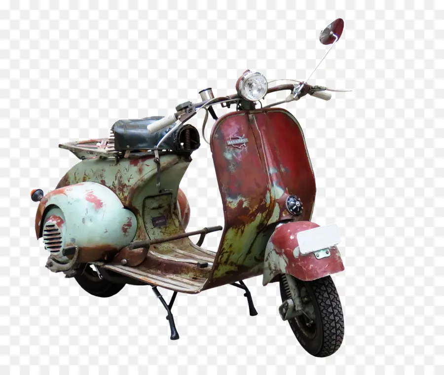 Vintage Scooter，Motosiklet PNG