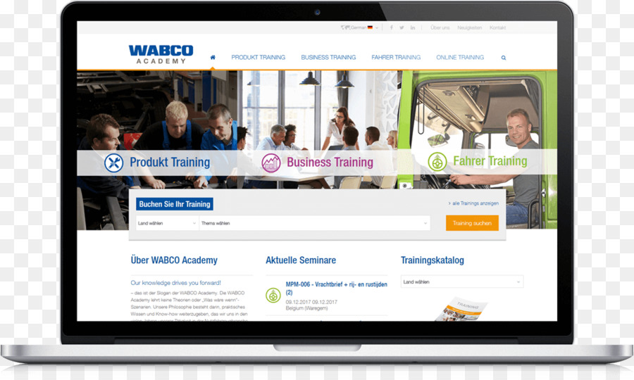 Duyarlı Web Tasarım，Wabco Araç Kontrol Sistemleri PNG