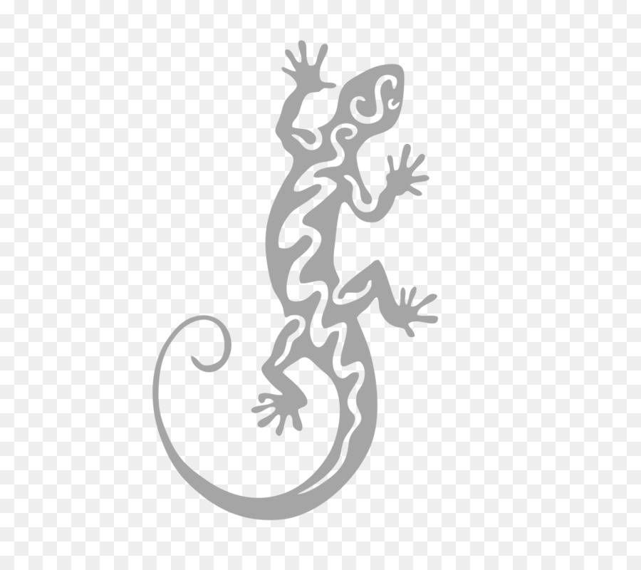 Kertenkele Gecko Surungen Dovme Boyama Kitabi Kertenkele Seffaf
