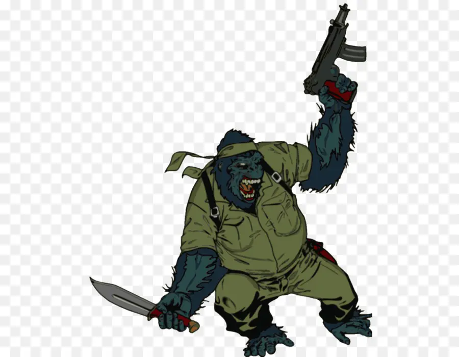 Goril，Maymun PNG