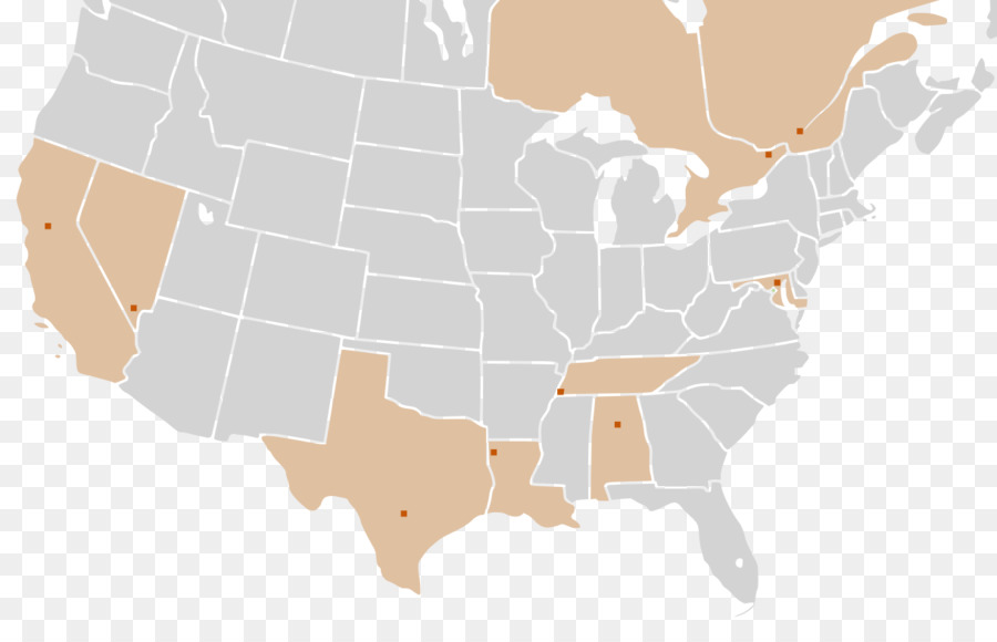Amerika Birleşik Devletleri，Harita PNG