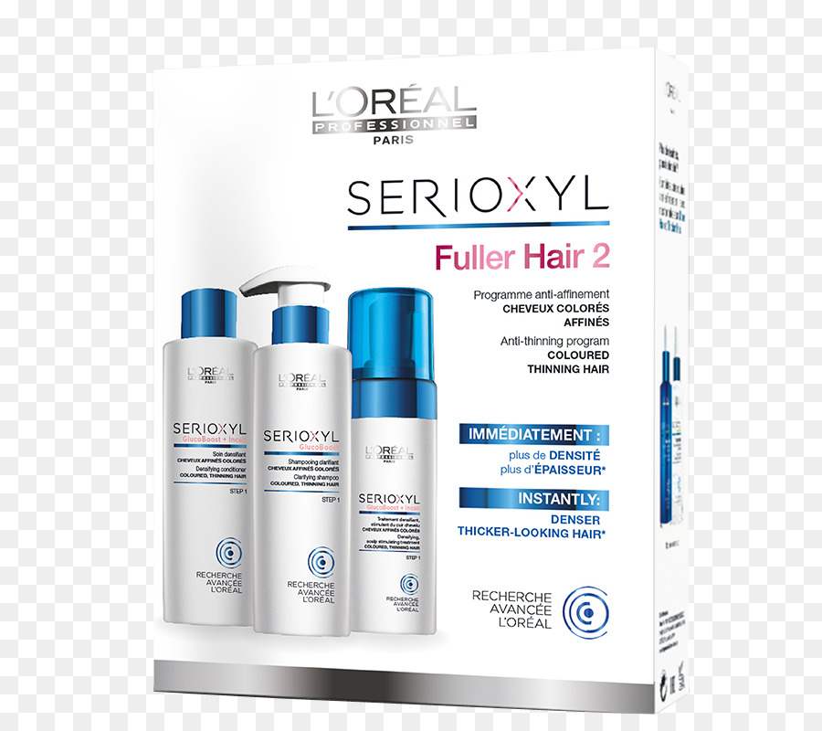 L Oreal Professional Serioxyl Yoğun Saç Tedavi，Saç PNG