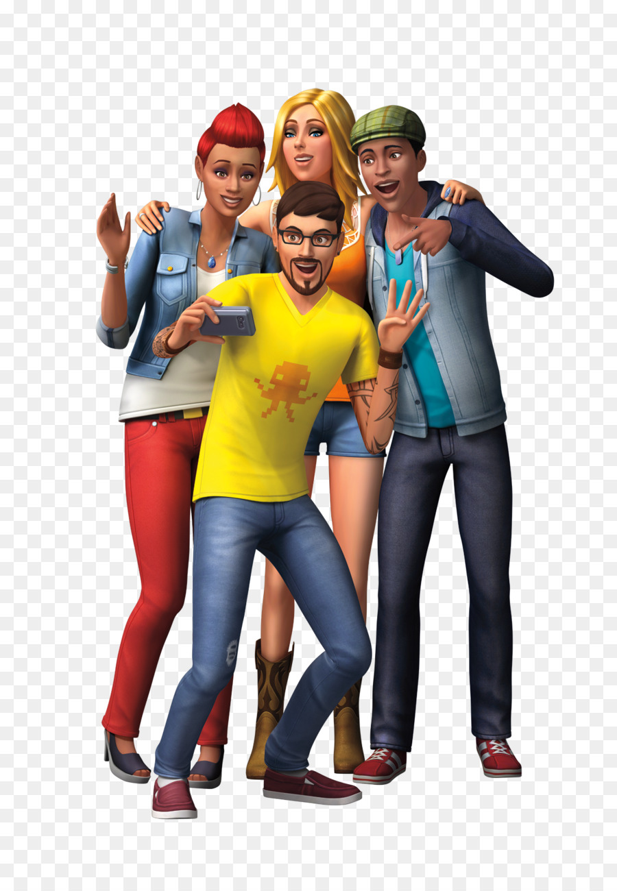 4 Sims，Sims PNG