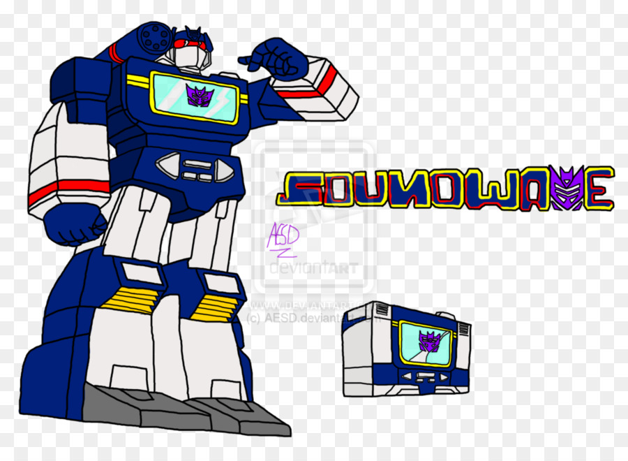 Soundwave，Blaster PNG