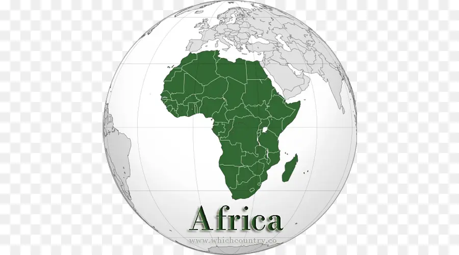 Afrika，Ortografik Projeksiyon PNG
