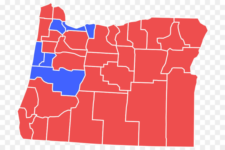 Oregon，Amerika Birleşik 2016 Oregon Cumhurbaşkanlığı Seçim Devletleri PNG