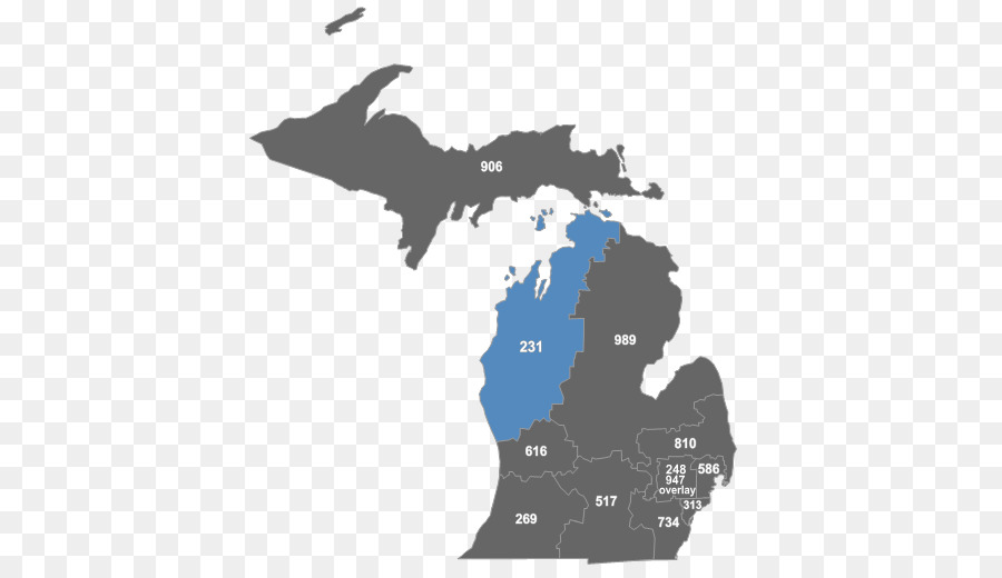 Michigan，Merkezi Michigan PNG