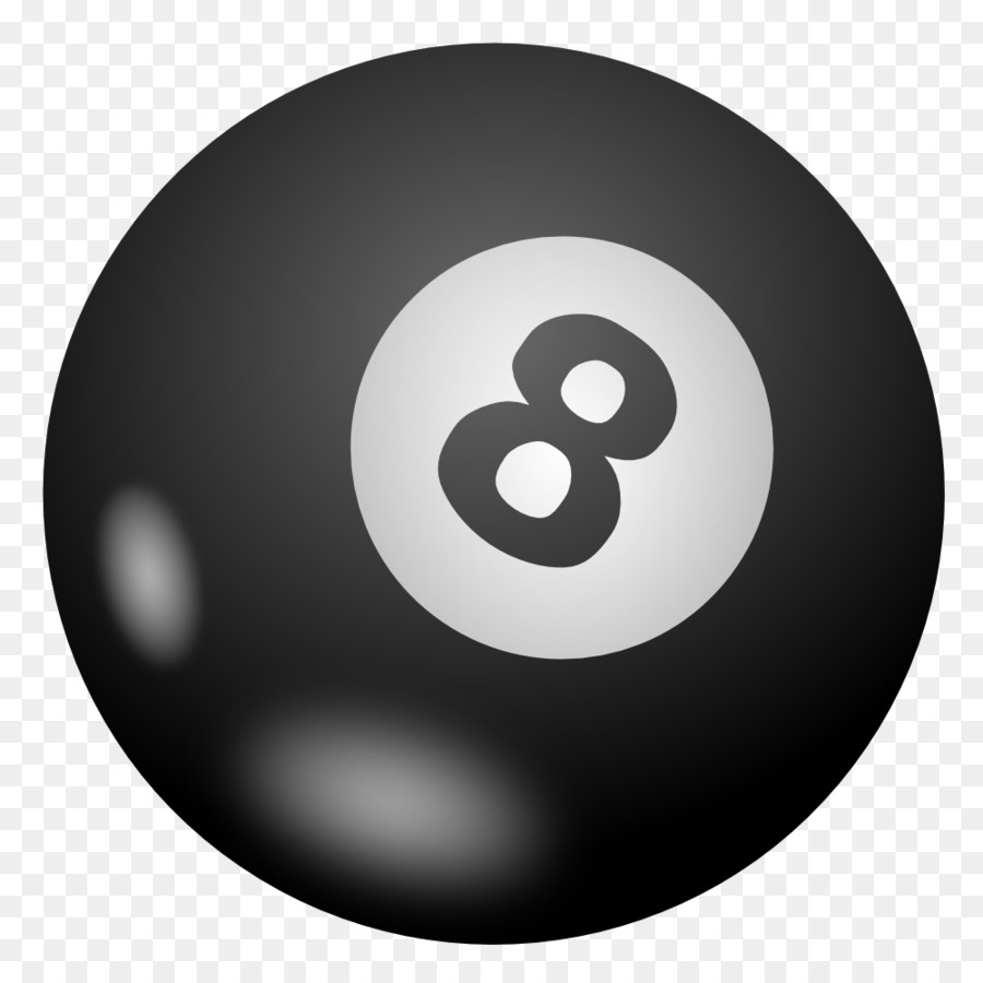 Siyah 8 Top，Bilardo PNG