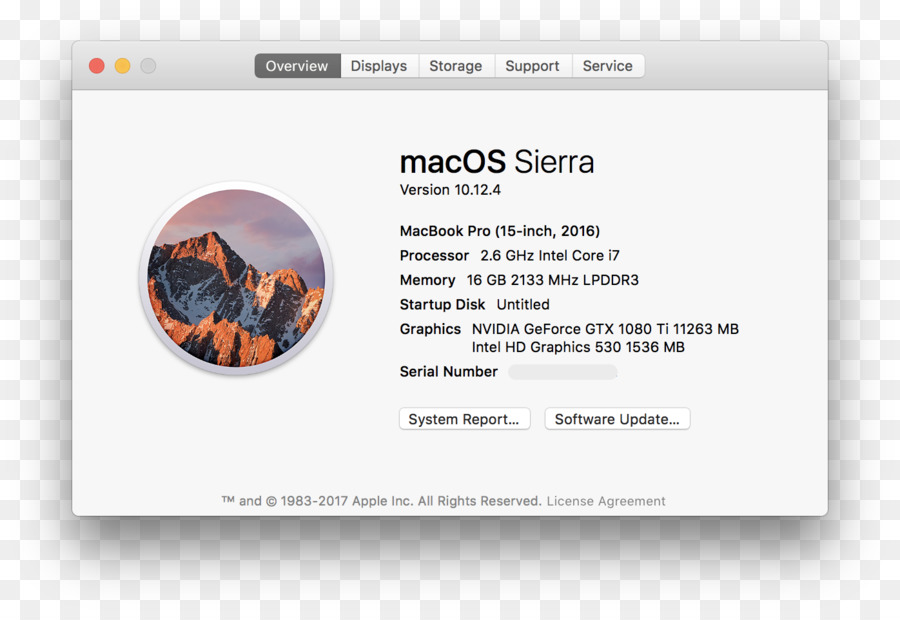 Macos Sierra，Elma PNG