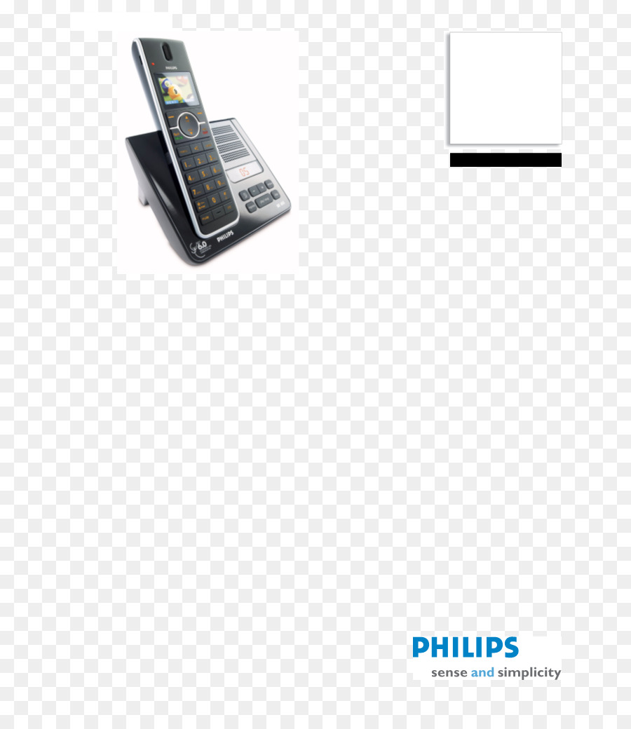 Philips Se6554b Telsiz Telefon Siyah，Telefon PNG