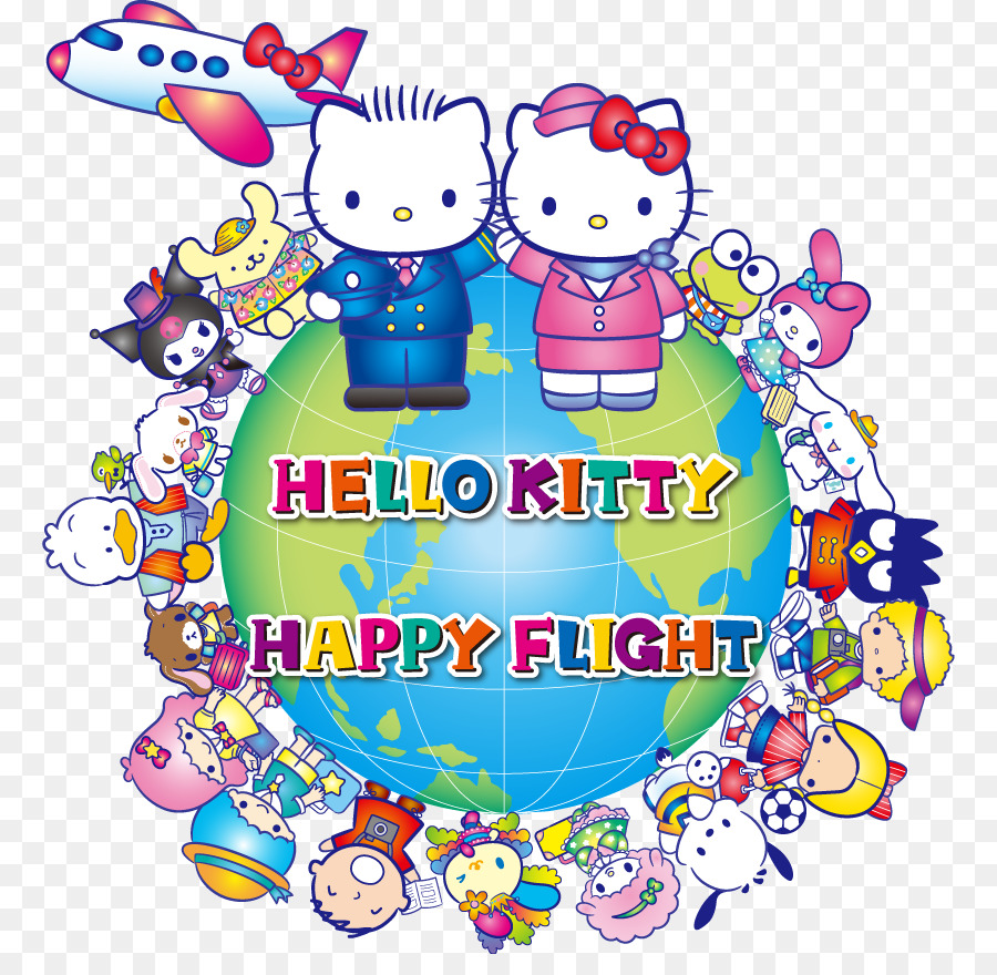 Yeni Chitose Havaalanı Istasyonu，Hello Kitty Mutlu Uçuş PNG