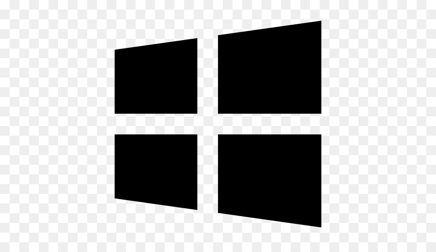 Siyah Windows Logosu，Microsoft PNG