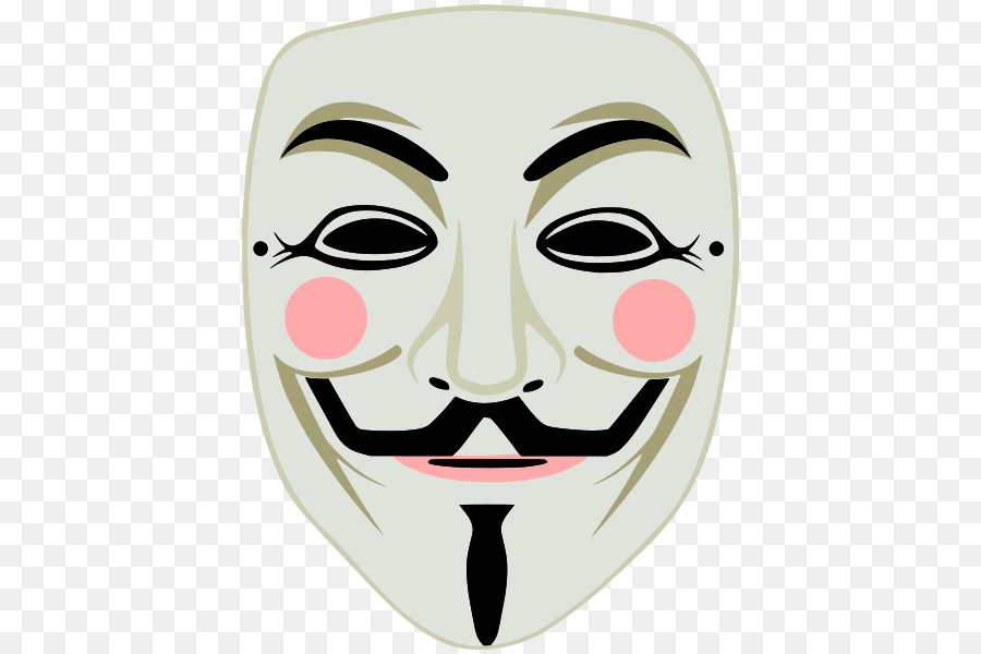 Guy Fawkes Maskesi，Anonim PNG