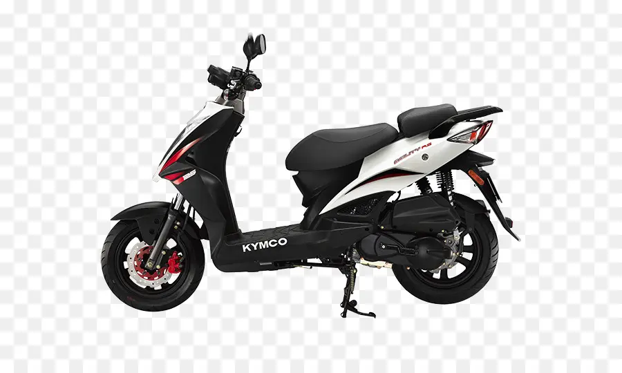 Kırmızı Ve Beyaz Scooter，Motosiklet PNG