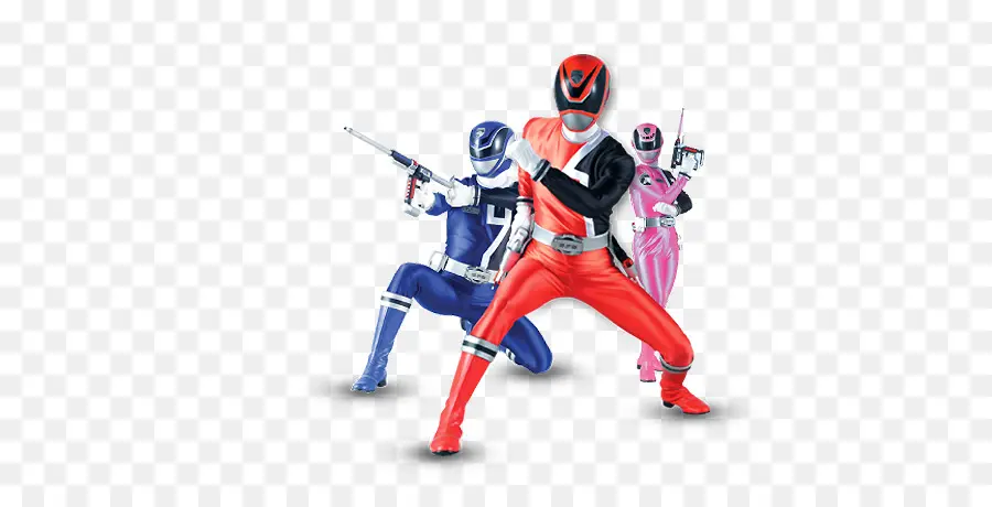 Kırmızı Mavi Ve Pembe Power Rangers，Kostümler PNG