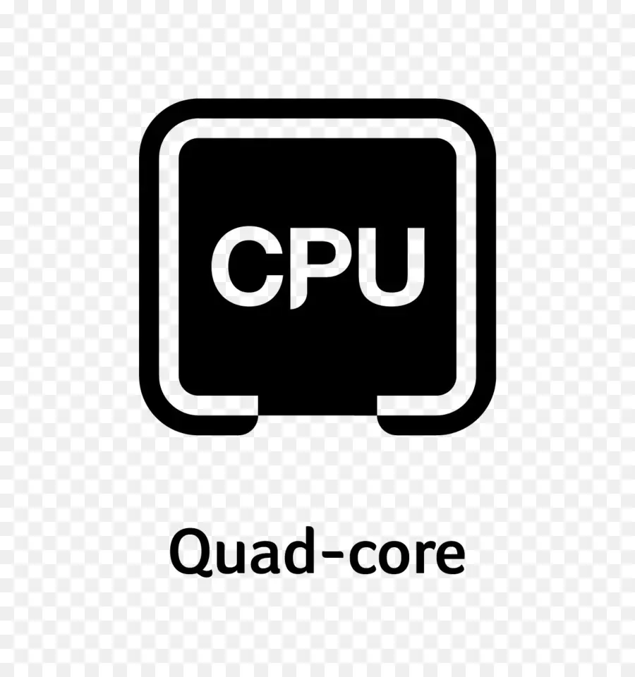 Dört çekirdekli Cpu，Işlemci PNG