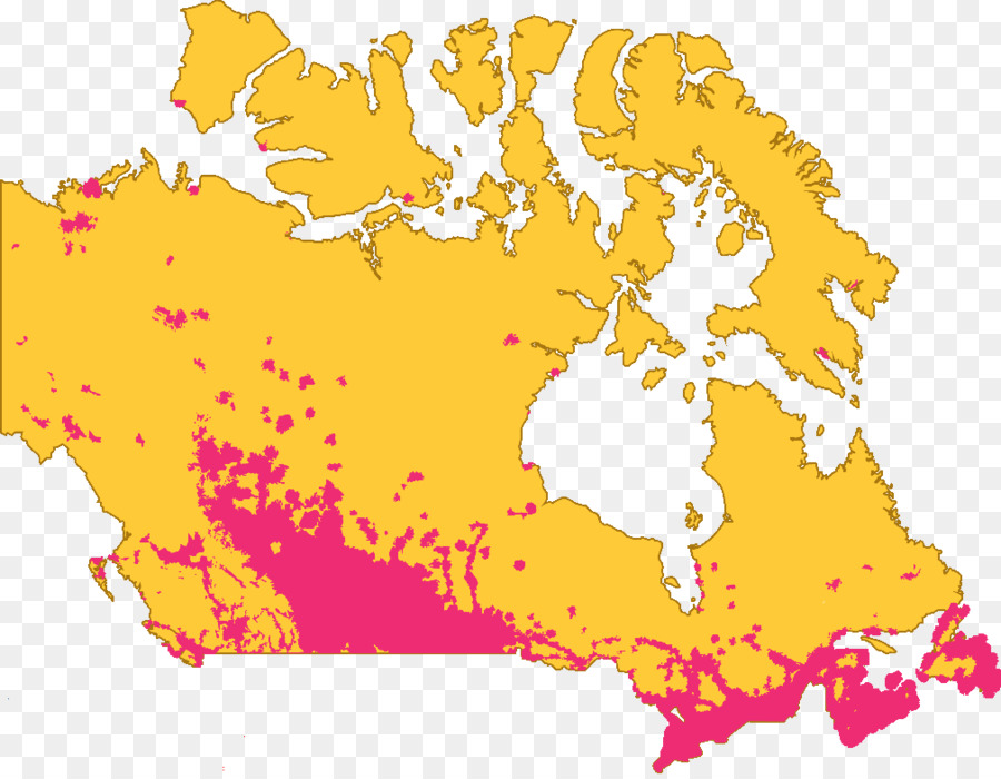 Kanada，Harita PNG