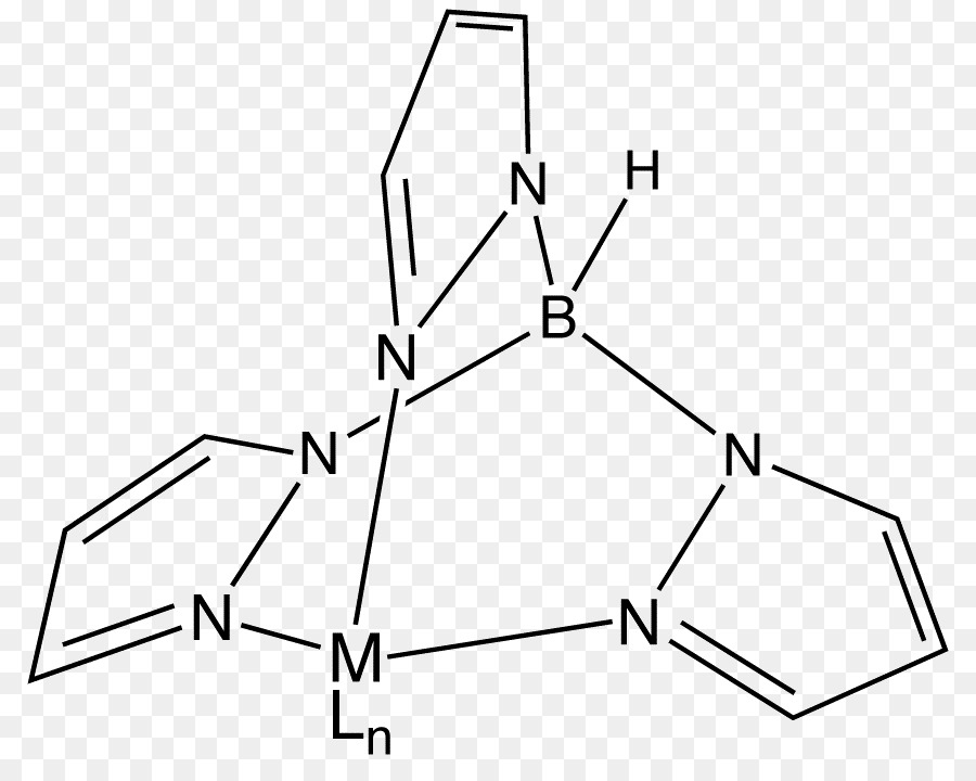 Trispyrazolylborate，Kristal PNG