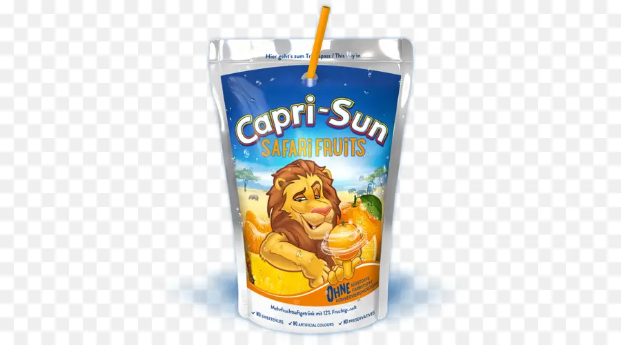 Capri Sun Safari Meyveleri，Meyve Suyu PNG