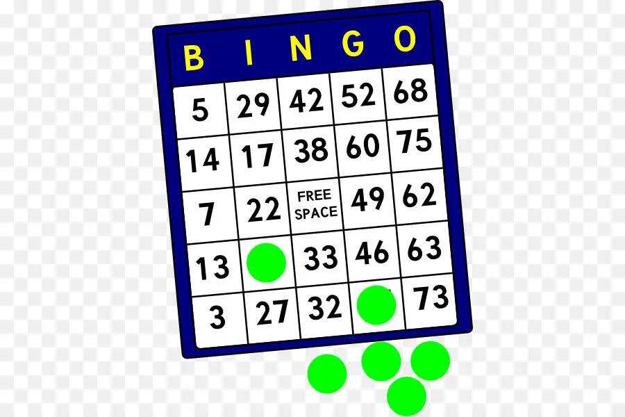 Bingo Kartı，Sayılar PNG