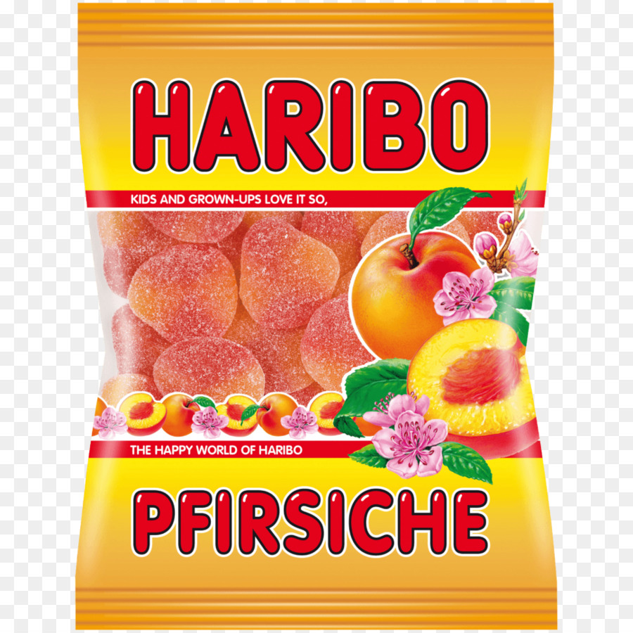 Haribo Pfirsiche，şeftali PNG