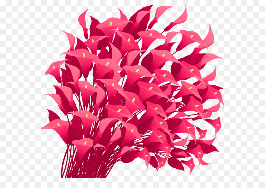 Kesme çiçekler，Kırmızı PNG
