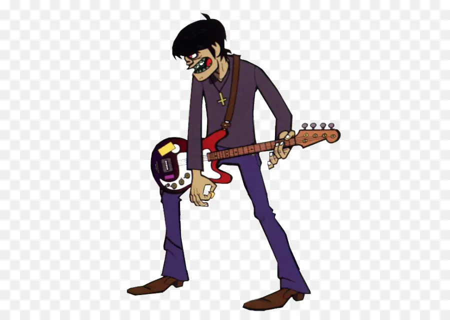 Karikatür Gitarist，Gitar PNG