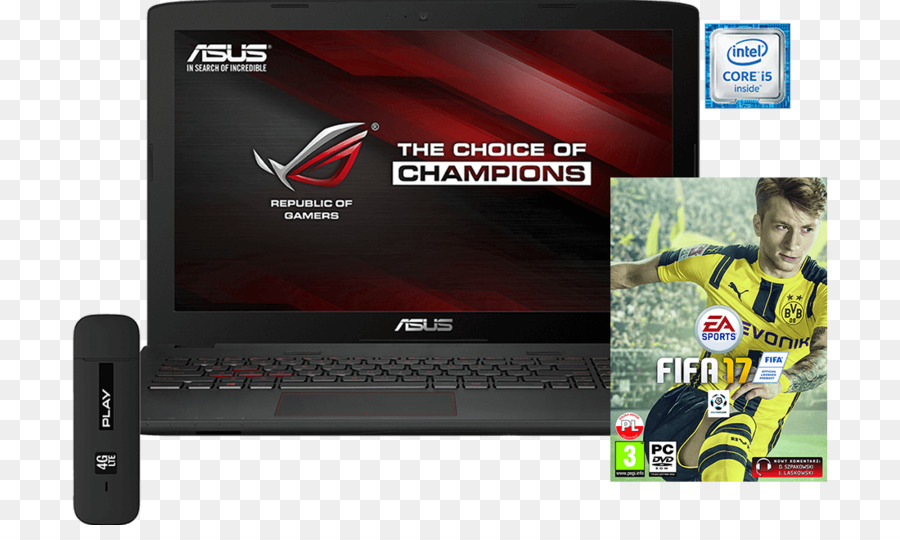 Dizüstü Bilgisayar，Asus Rog Gl552 PNG