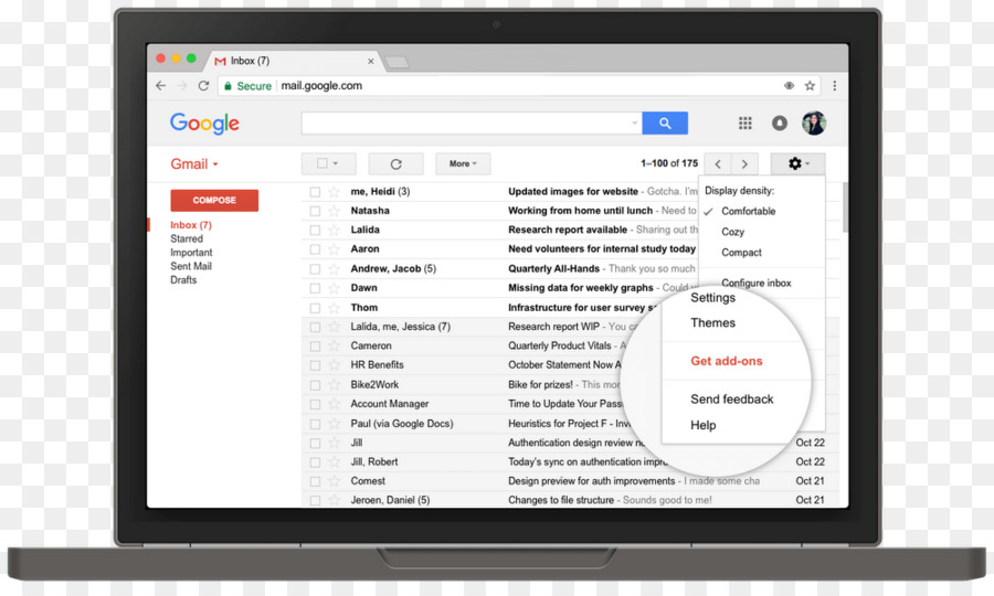 Gmail，Gmail Tarafından Gelen PNG