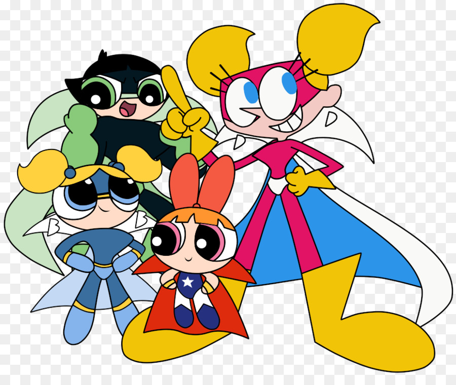 Powerpuff Kızları，Süper Kahramanlar PNG