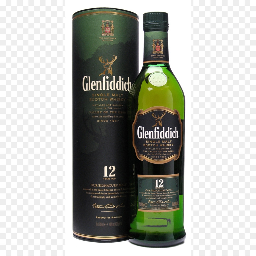 Glenfiddich，Single Malt Viski PNG