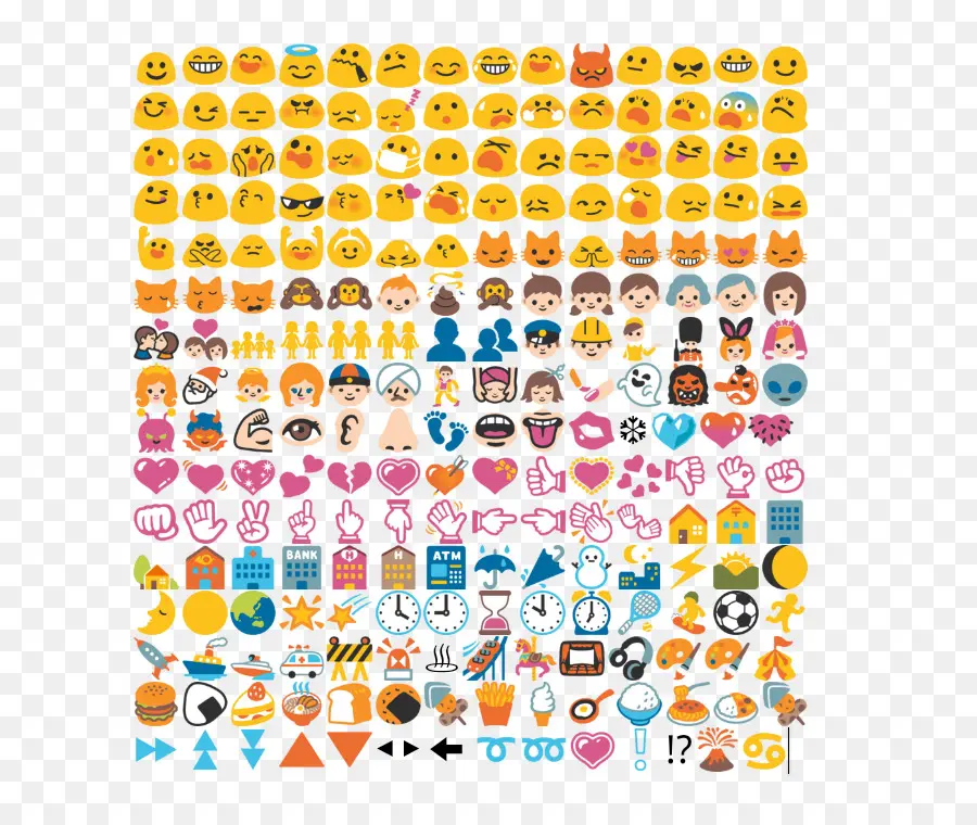 Emoji Koleksiyonu，Yüzler PNG