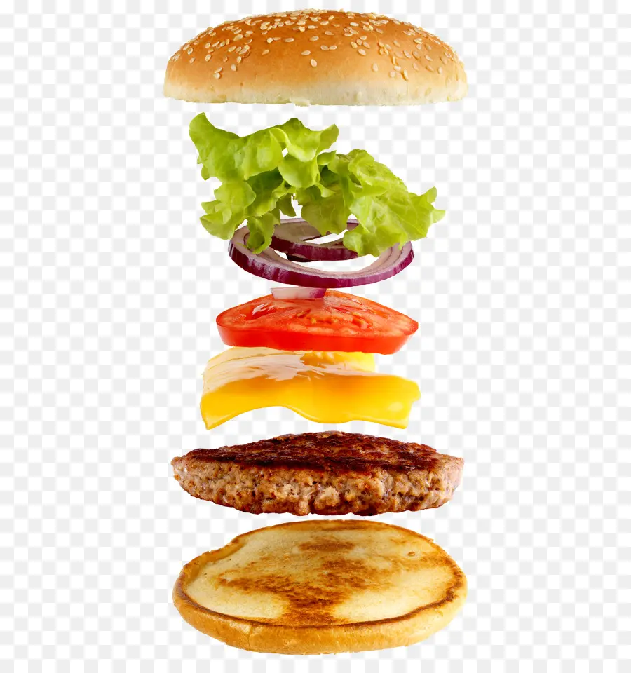 Burger Katmanları，İçindekiler PNG