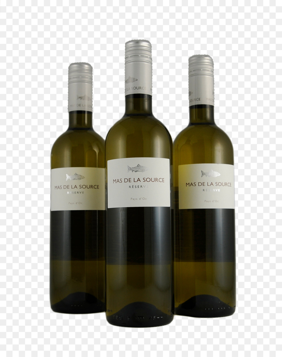 Beyaz şarap，Cam şişe PNG