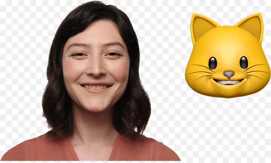 Kadın Ve Kedi Emojisi，Yüz PNG