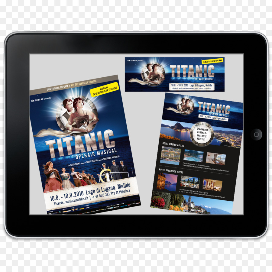 Titanic，Ekran Reklam PNG