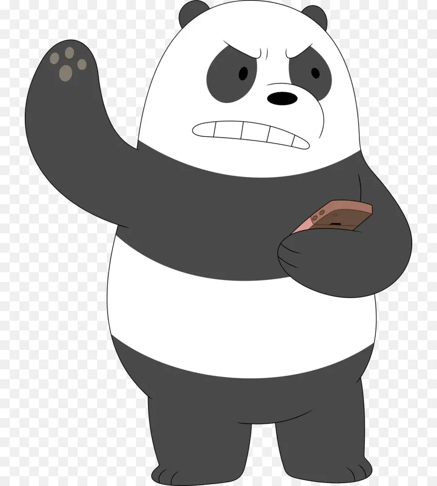 Panda，Karikatür PNG