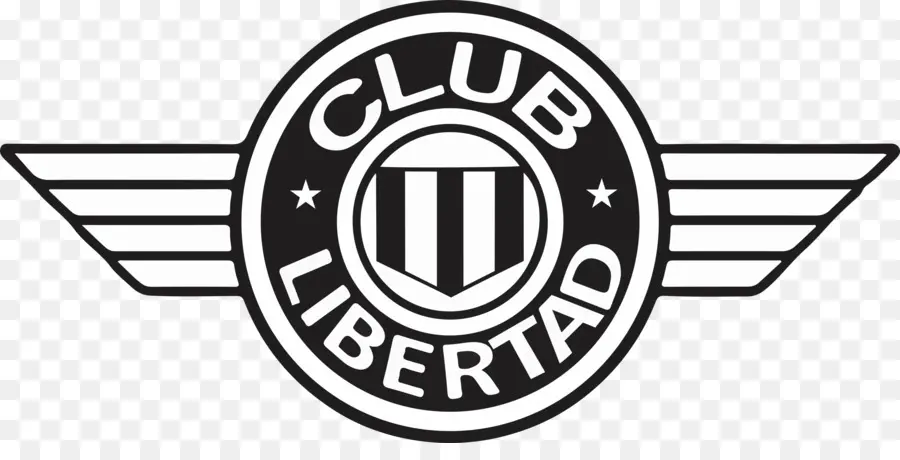 Club Libertad Logosu，Siyah Ve Beyaz PNG