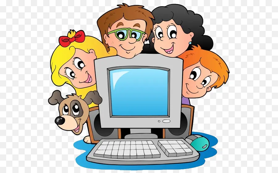 Bilgisayar，Karikatür PNG