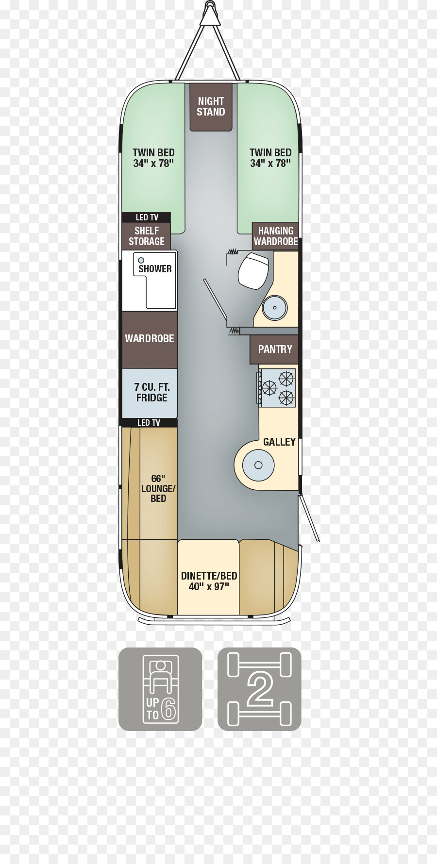 Karavan Kat Planı，Düzen PNG