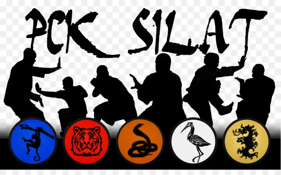 Pck Silat，Siluet PNG