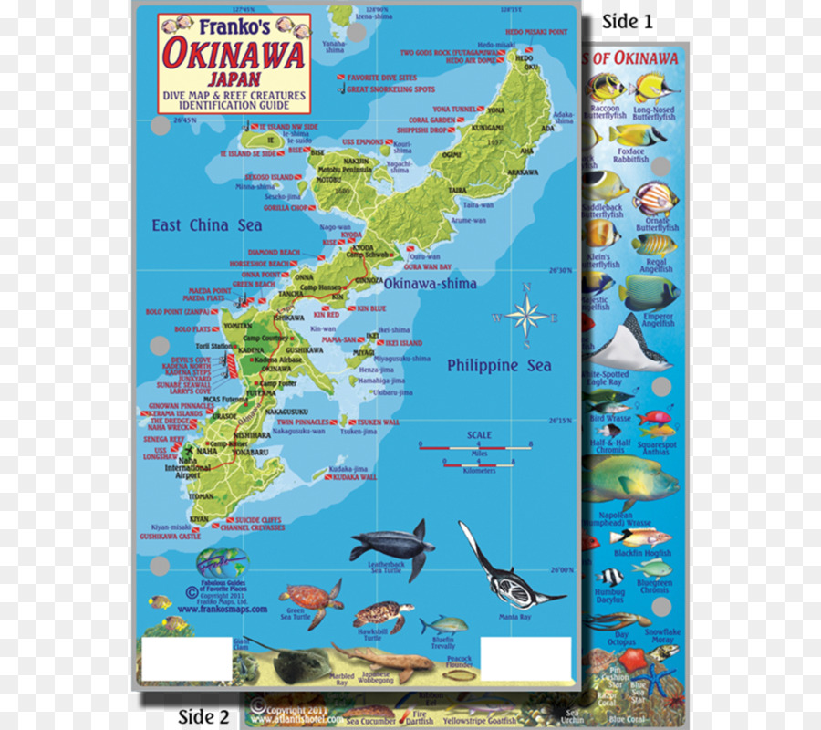 Okinawa Haritası，Japonya PNG