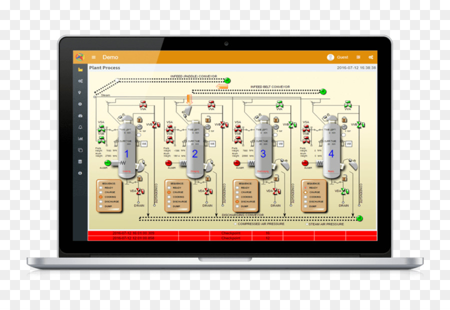 Scada Arayüzü，Monitör PNG